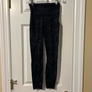 Lululemon Athletica Dark Camouflage Leggings